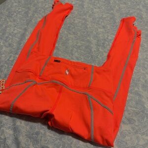 Bright Orange Athletic Leggings